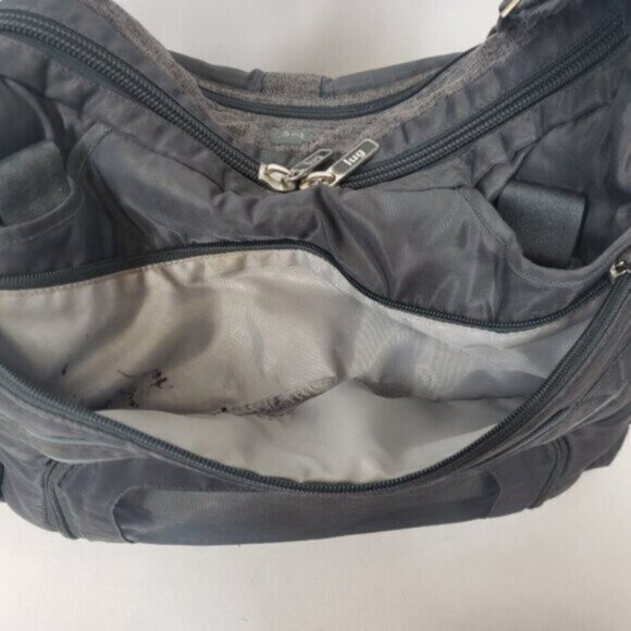 Lug Diaper Bag Grey Messenger Cross Body Carry All Gym Travel With Chang… - Picture 10 of 16